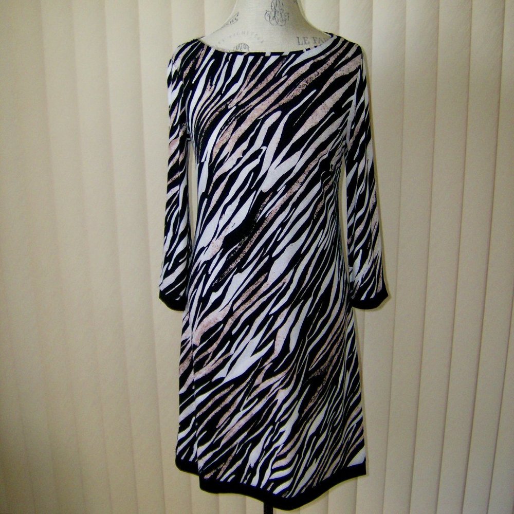 Calvin Klein Zebra print dress, size 10
